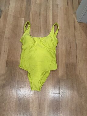 lululemon athletica Neon Yellow One-Piece Swimsuit